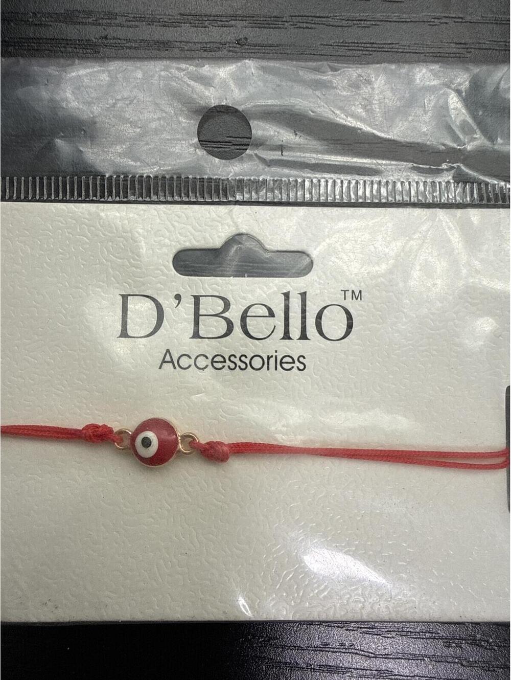 D'Bello Accessories Red String Evil Eye Bracelet